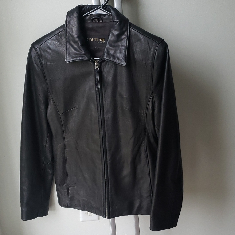 Black Leather Jacket for Women